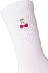 Cotton socks with patterns, White, Packshot image number 2