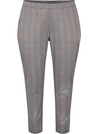 Cropped Maddison trousers with checked pattern