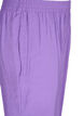 Loose viscose blend trousers with elastic trim, Royal Lilac, Packshot image number 2