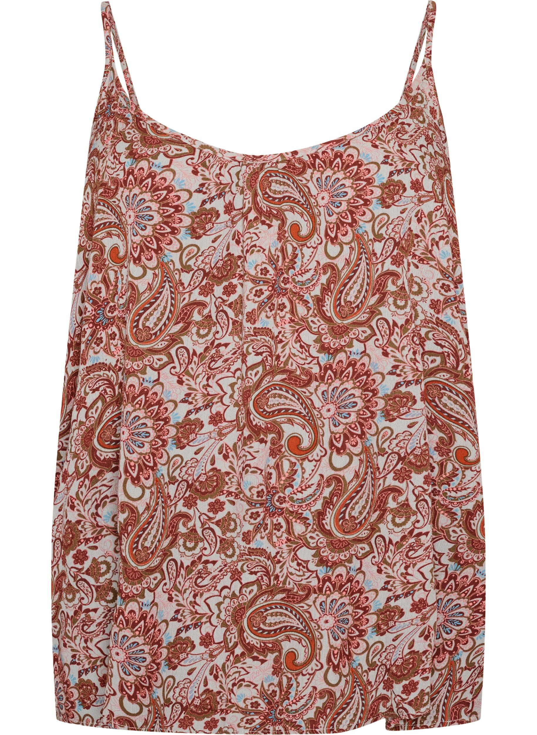 Strap top in viscose