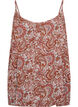 Strap top in viscose, Pink, Packshot image number 0