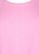 Knitted blouse with round neck, Begonia Pink Mel., Packshot image number 2