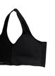 Seamless bra with front closure, Black, Packshot image number 3