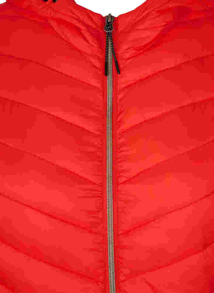 Lightweight jacket with hood, Fiery Red, Packshot image number 2