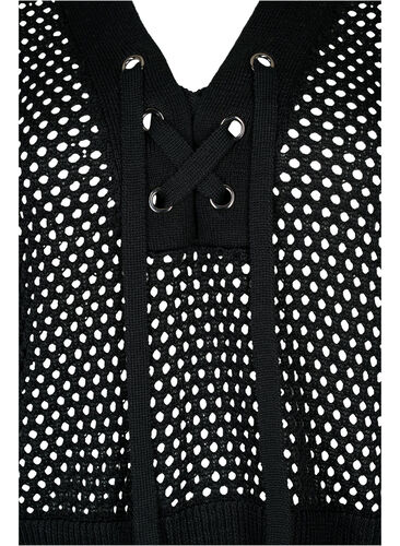 Pullover with pattern, Black, Packshot image number 2