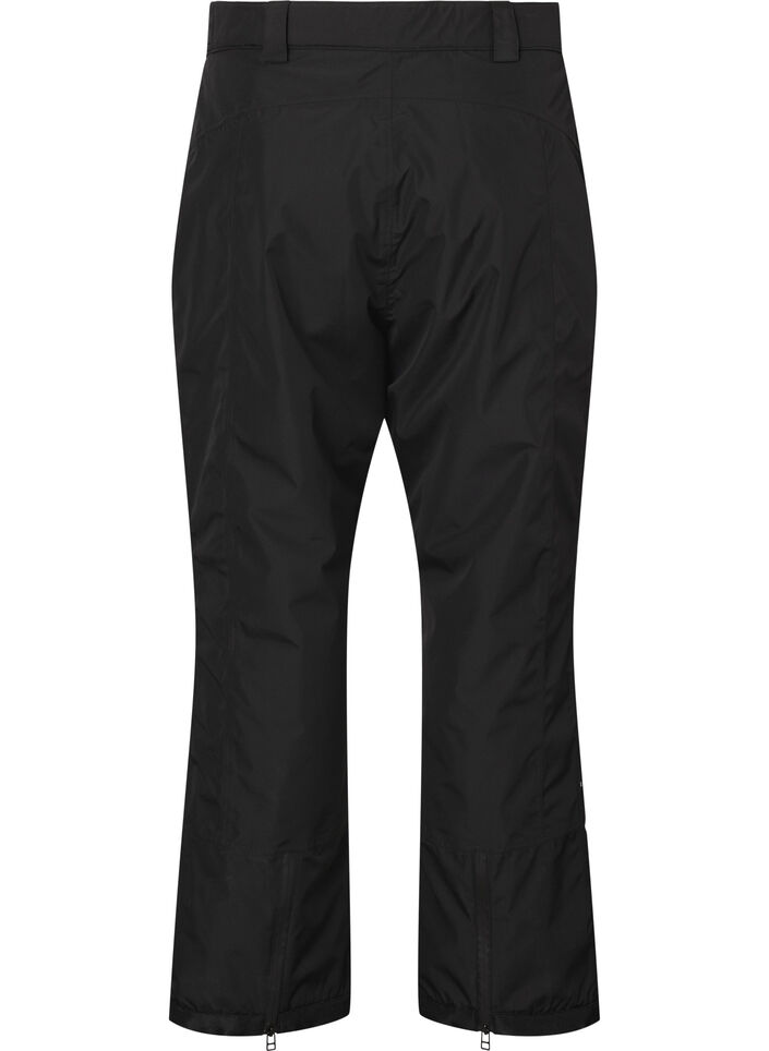 Ski trousers with adjustable waist, Black, Packshot image number 1
