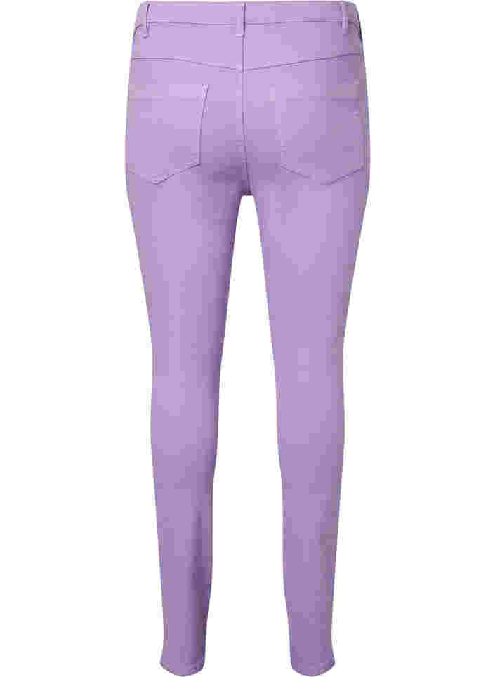 High waisted Amy jeans with super slim fit, Lavender, Packshot image number 1
