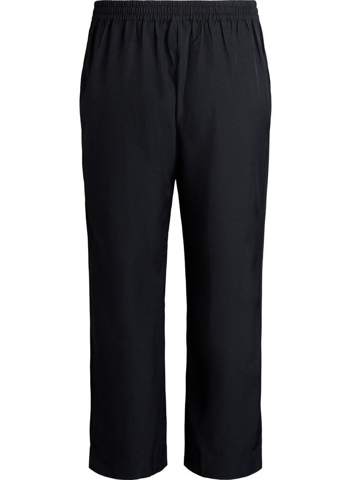 Loose trousers with pockets, Black, Packshot image number 1