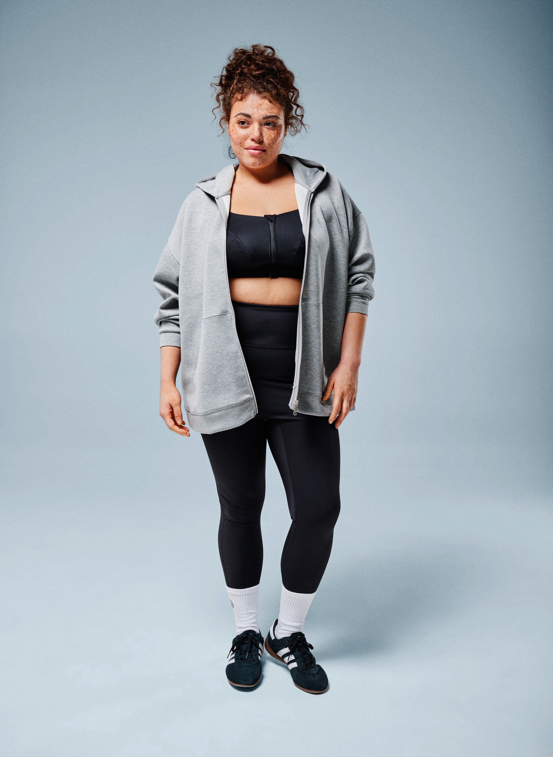 Zizzifashion CORE, Squat-proof training tights with pocket, Black, Image image number 0