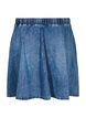 Short denim skater skirt, Blue, Packshot image number 1