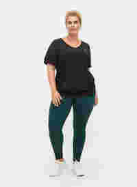Workout leggings with ribbed structure, Pine Grove, Model