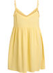 Cotton beach dress with narrow straps, Yellow, Packshot image number 1