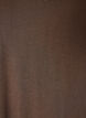 Basic V-neck T-shirt in viscose, Brown, Packshot image number 2