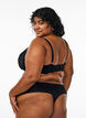 Full coverage lace bra with underwire, Black, Model image number 2