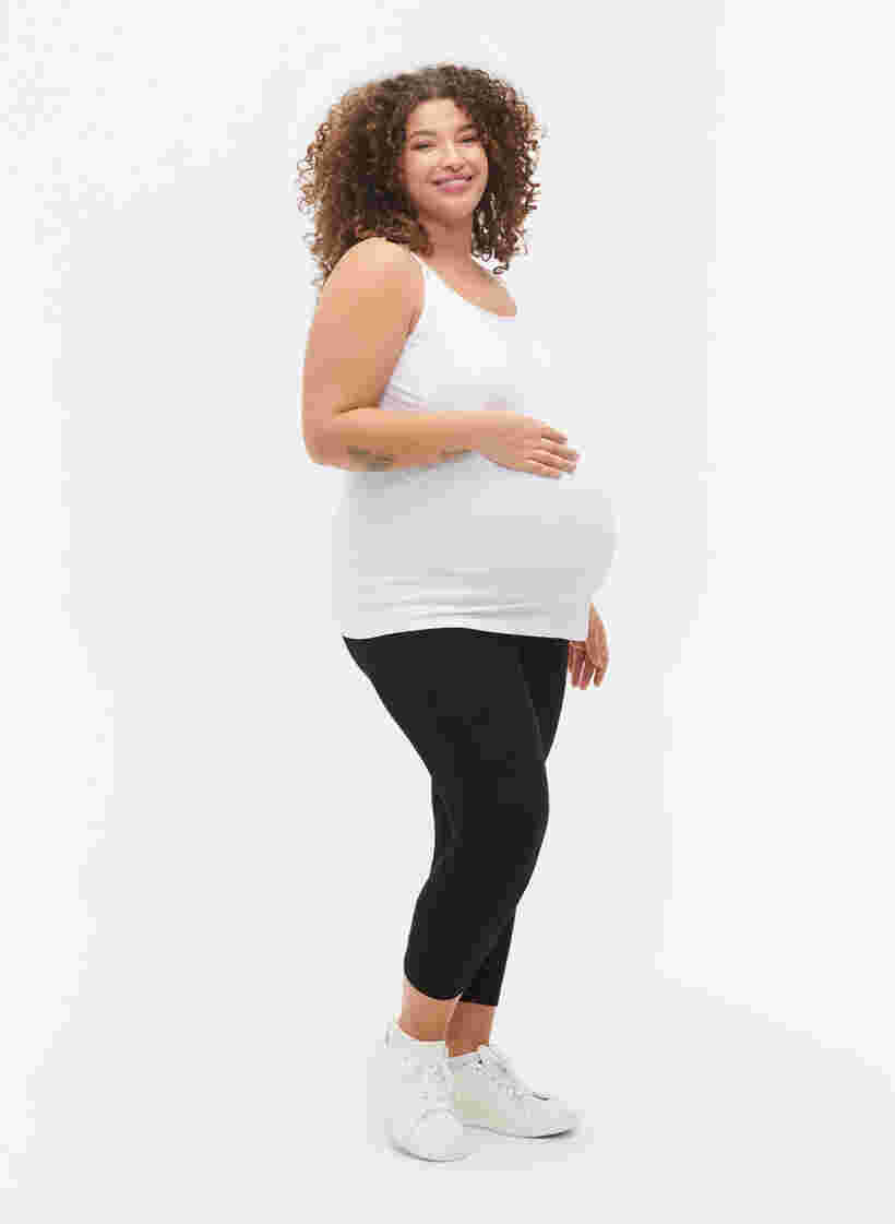 Pregnancy top with breastfeeding function, White, Model image number 3