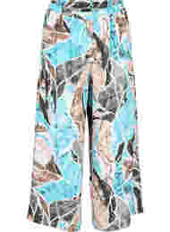 Loose trousers with print and pockets, Earth AOP, Packshot