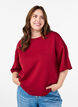 Short loose-fit t-shirt in a modal blend, Red, Model image number 0