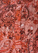 Viscose blouse with paisley print and ruffles, Orange, Packshot image number 2