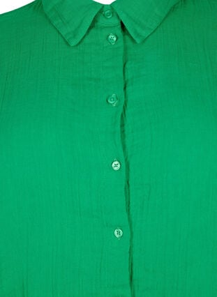 Shirt with cotton muslin collar, Jolly Green, Packshot image number 2
