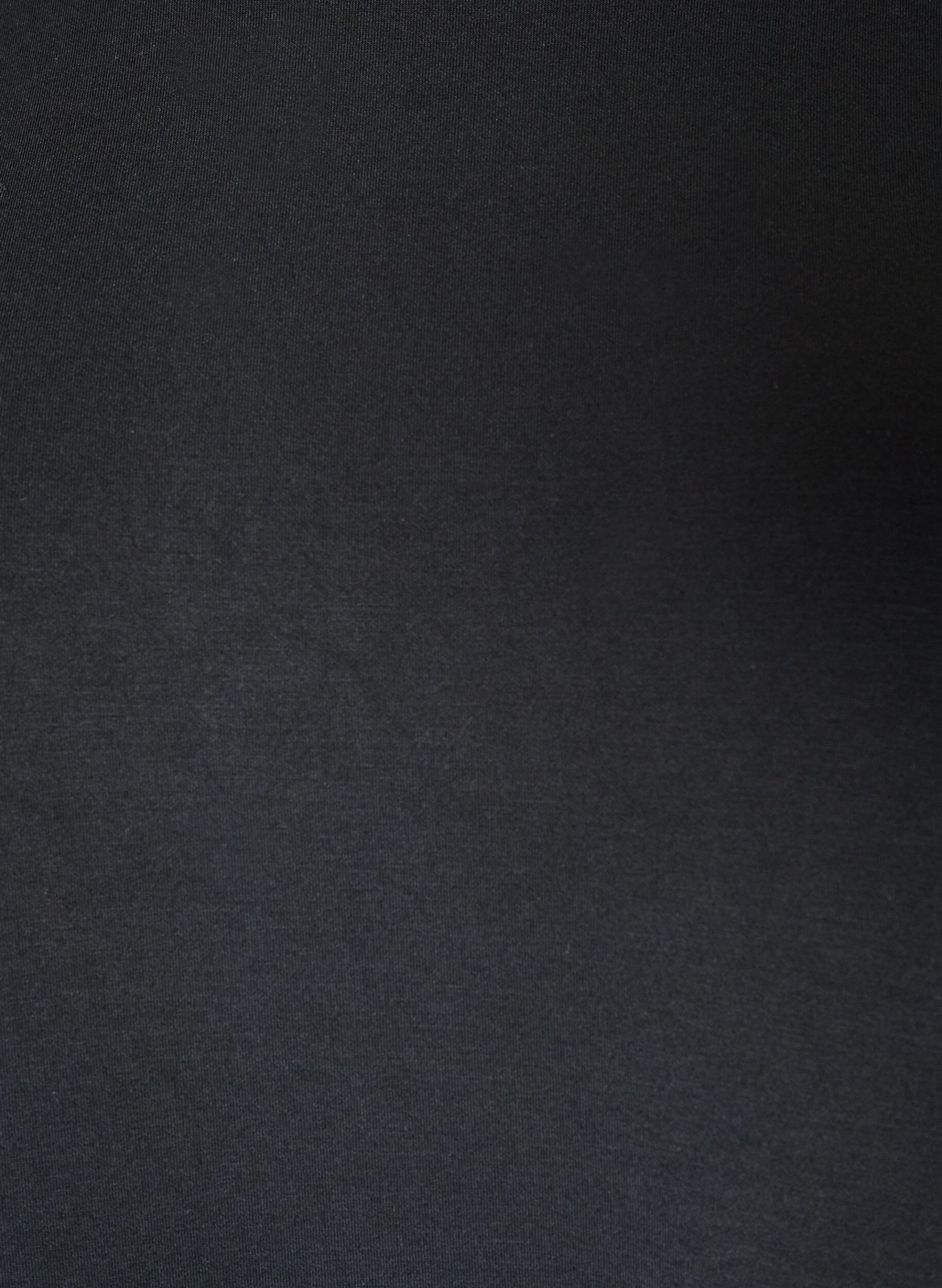 ZizzifashionBlouse with mesh sleeves and lace trim, Black, Packshot image number 2