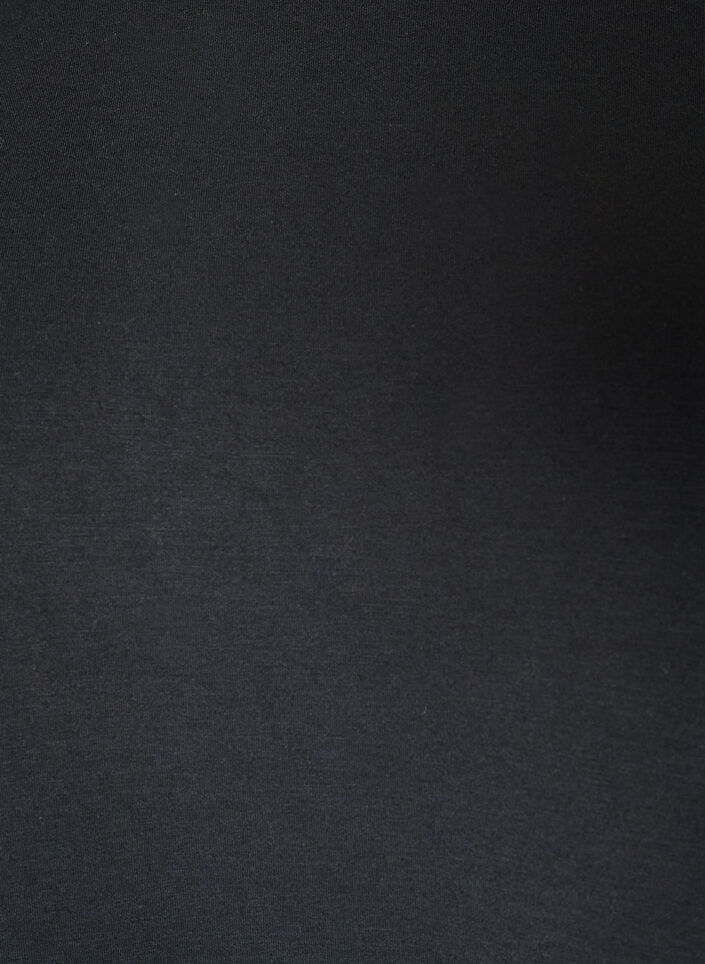 Blouse with mesh sleeves and lace trim, Black, Packshot image number 2