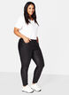 Coated Amy Jeans, Black coated, Model image number 1