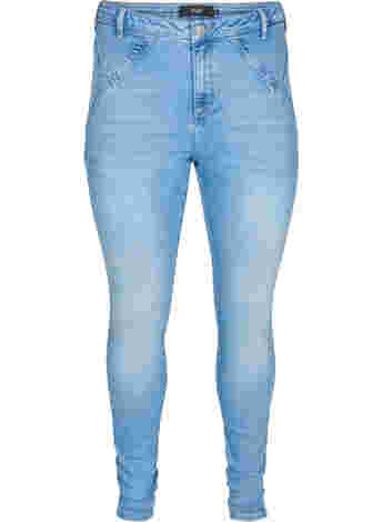 Super slim Amy jeans with bold stitching