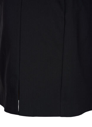 Short skirt with slit, Black, Packshot image number 3