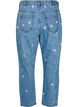 Mille mom fit jeans with embroidery, Light Blue, Packshot image number 1