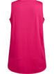 Workout top with v-neck, Pink, Packshot image number 1