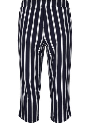 Loose trousers with 7/8 length, Night Sky Stripe, Packshot image number 1