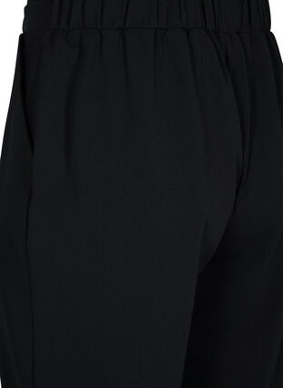 Ankle length trousers with loose fit, Black, Packshot image number 3