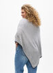 Fine-knit poncho, Grey, Model image number 2