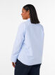 Striped shirt with wide cuffs, Light Blue, Model image number 2