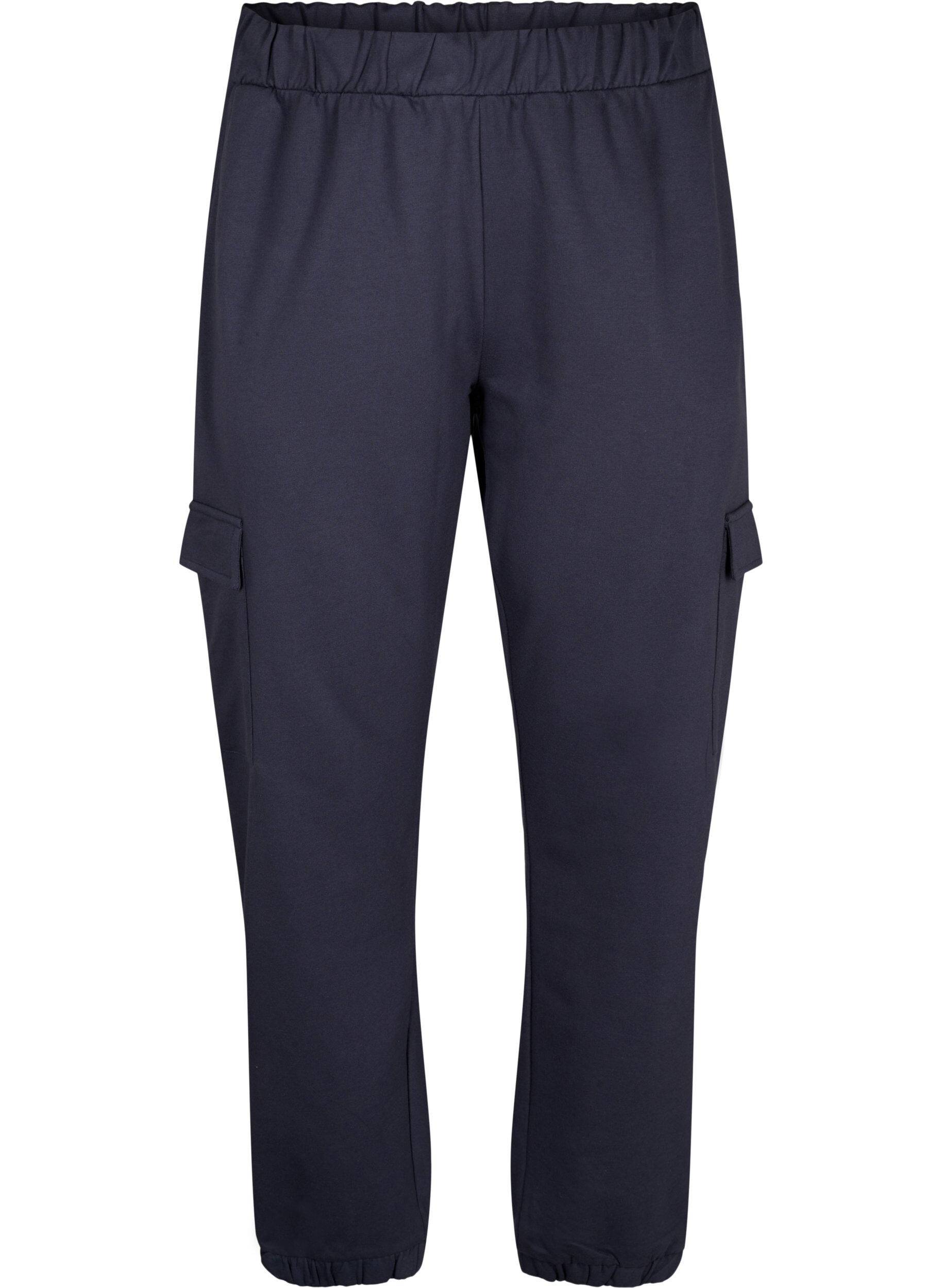 Zizzifashion Sweatpants with cargo pockets, Ombre Blue, Packshot image number 0