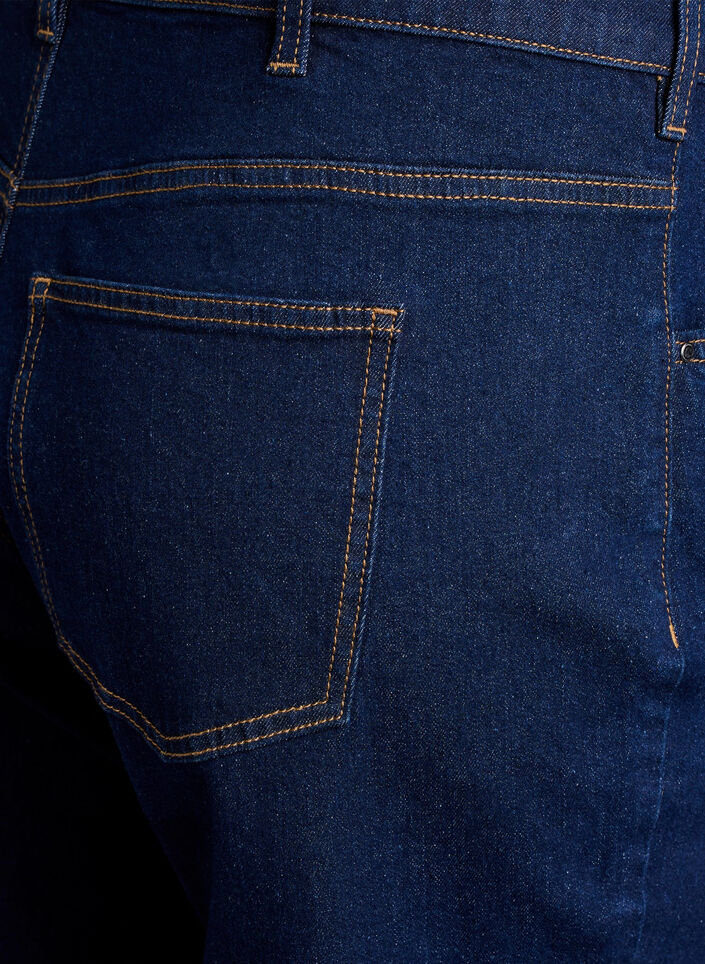 Cropped Vera jeans with a straight fit, Blue, Packshot image number 3