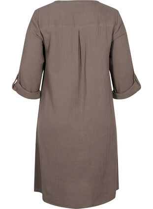 Cotton dress with 3/4 sleeves, Falcon, Packshot image number 1