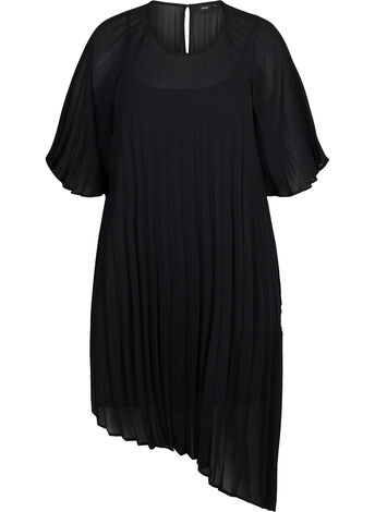 A-line dress with 2/4 sleeves