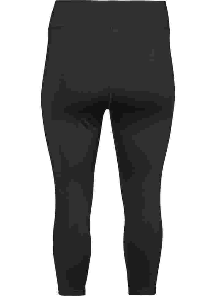 Sports leggings, Black, Packshot image number 1