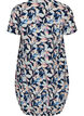 Short-sleeved cotton dress with print, Blue, Packshot image number 1