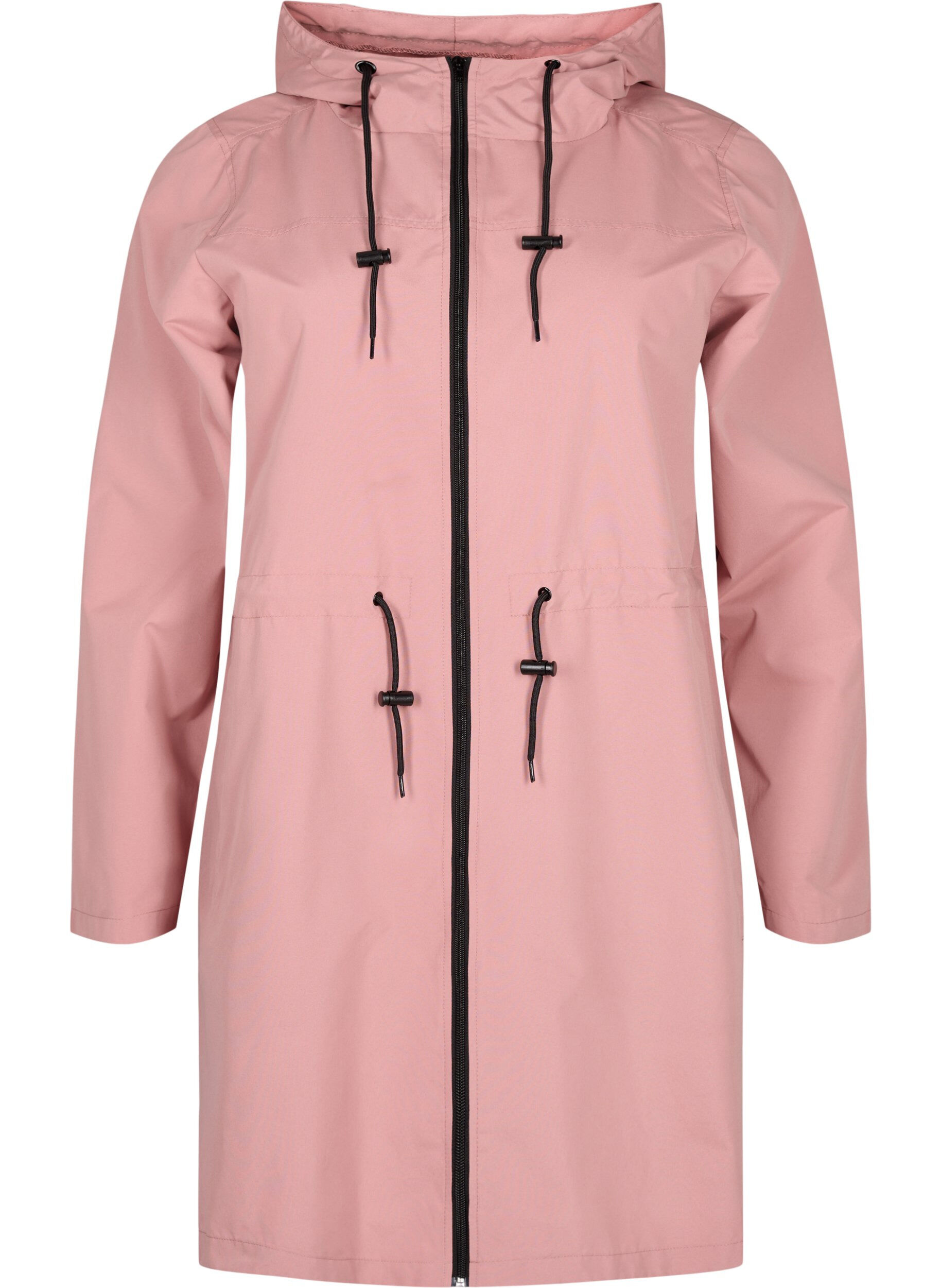 Zizzifashion FLASH - Water-repellent parka with hood, Ash Rose, Packshot image number 0