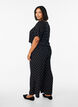 Polka dot jumpsuit with short sleeves, Black, Model image number 1
