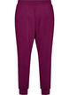 Jersey trousers with high waist and pockets, Purple, Packshot image number 1