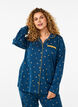 Cotton nightshirt, Blue Opal AOP, Model image number 0