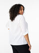 FLASH - Shirt with crochet detail, Bright White, Model image number 1