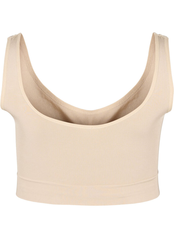 Soft non-padded bra, Beige, Packshot image number 1