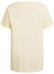 Long night T-shirt in organic cotton with print, Yellow, Packshot image number 1