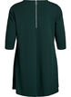 Short A-line dress with 3/4 sleeves, Green, Packshot image number 1