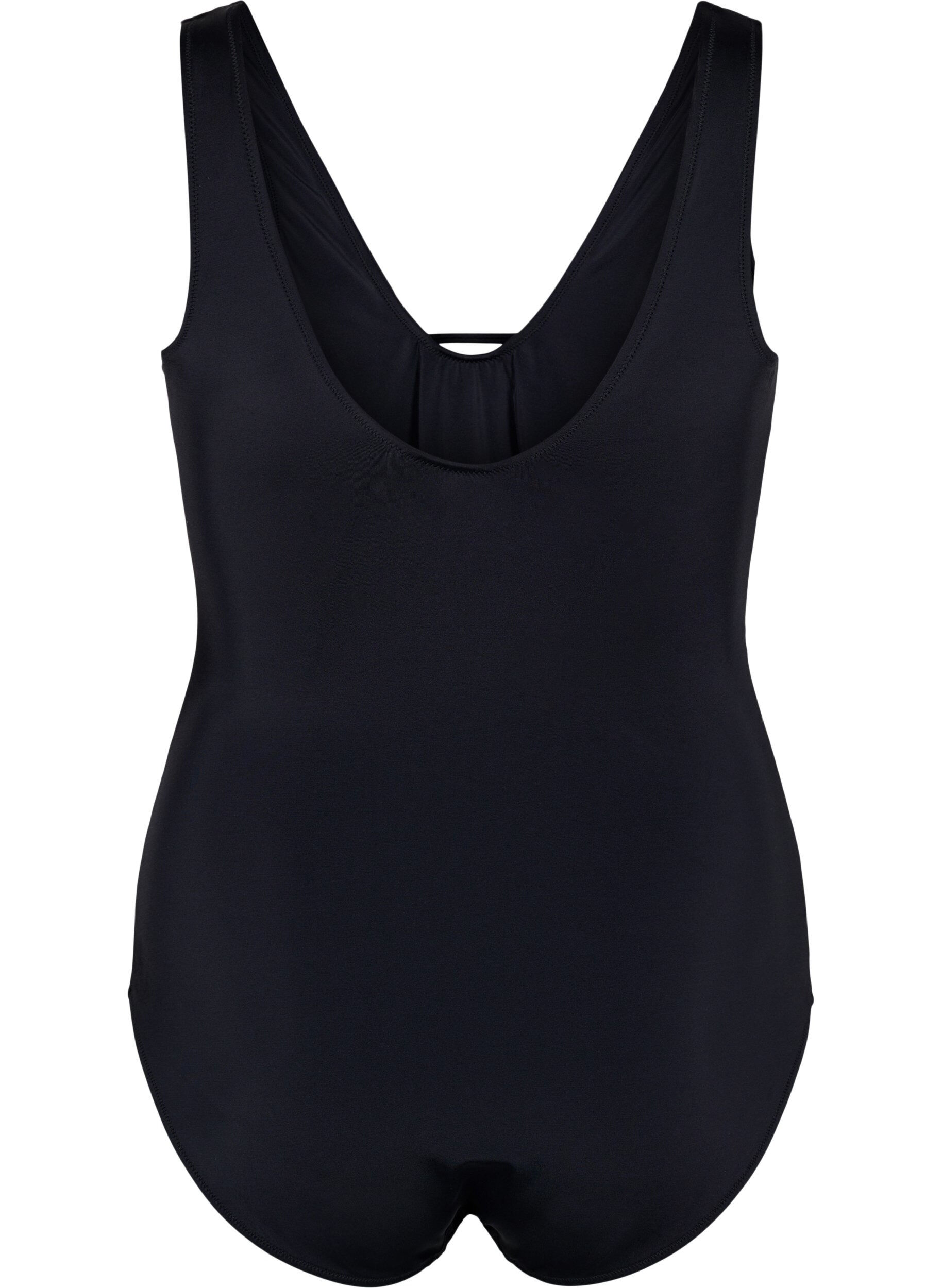 Zizzifashion Swimsuit with band detail, Black, Packshot image number 1