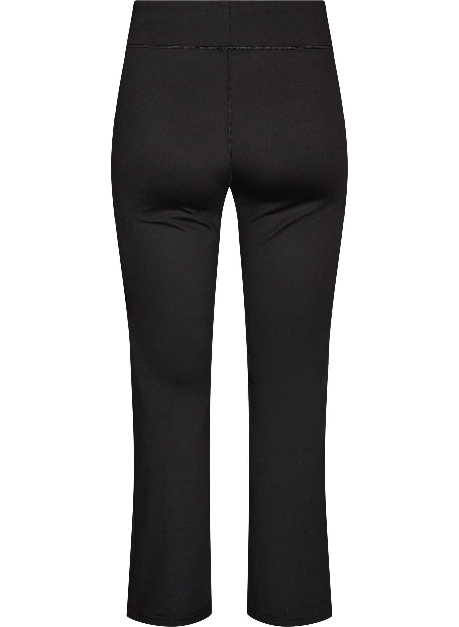 ZizzifashionBootcut training tights with a high waist, Black, Packshot image number 1